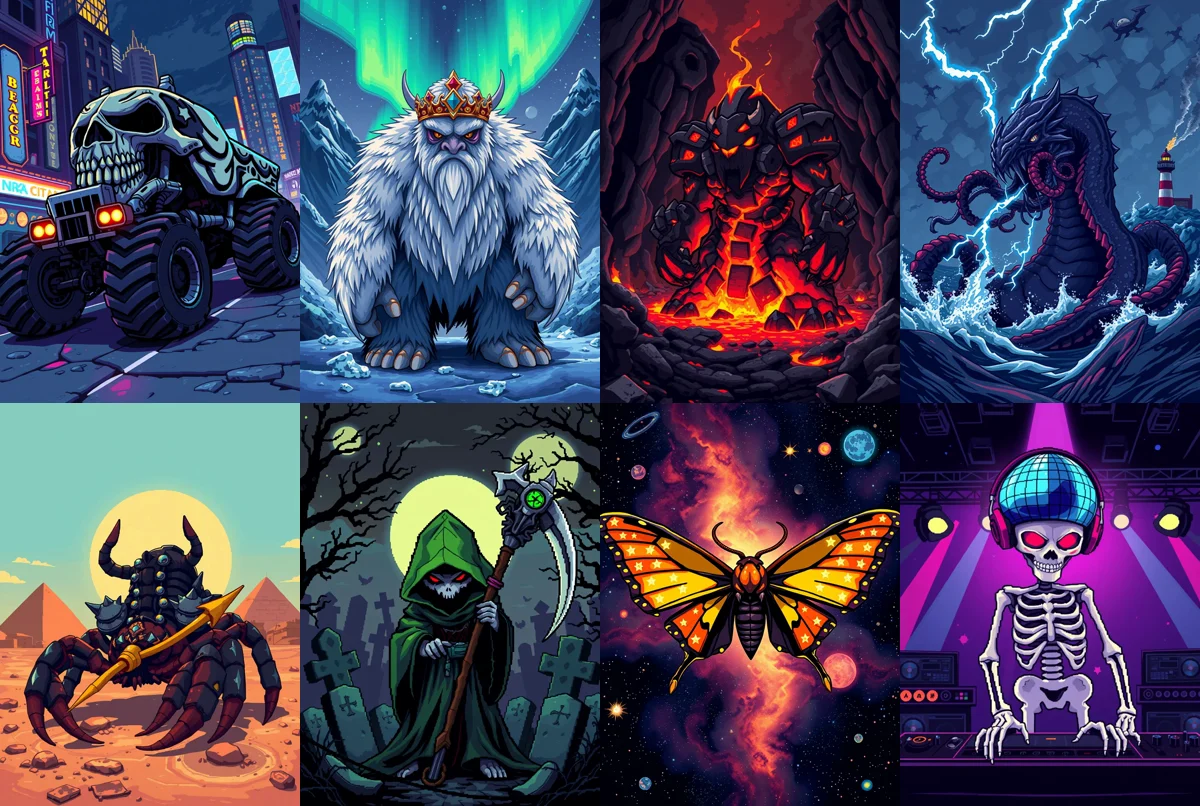 Some of the 21 exclusive Hop Legends cards