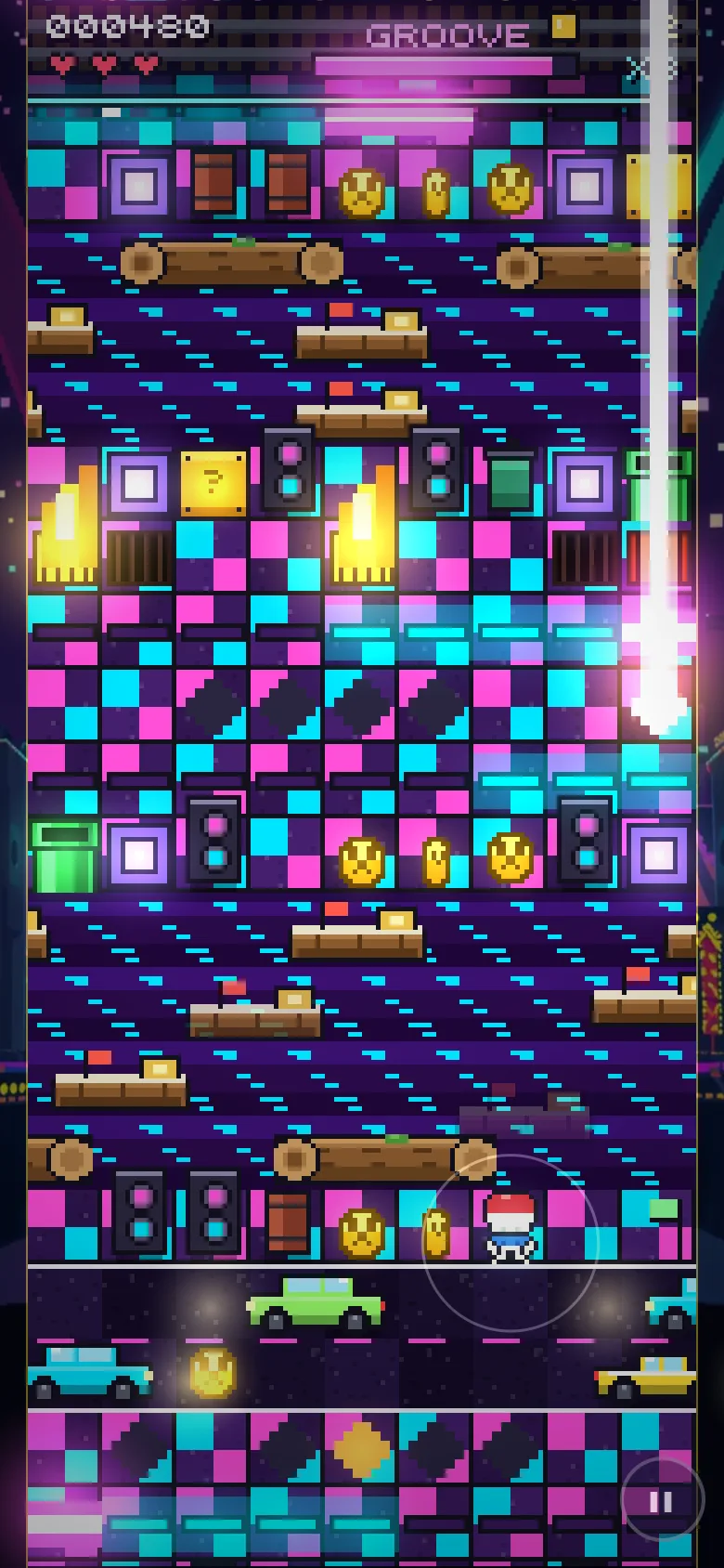 Disco inferno with sweeping lasers