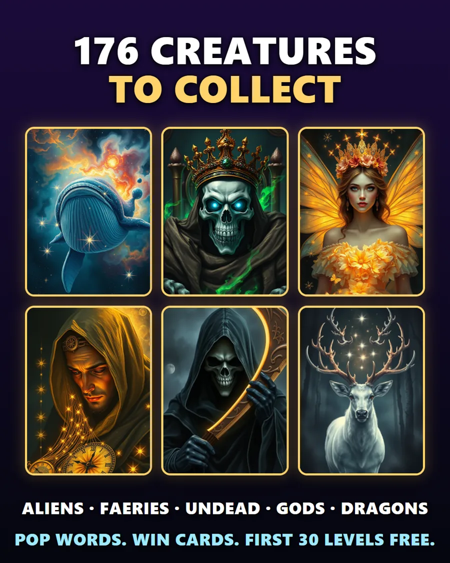 Some of the collectible cards